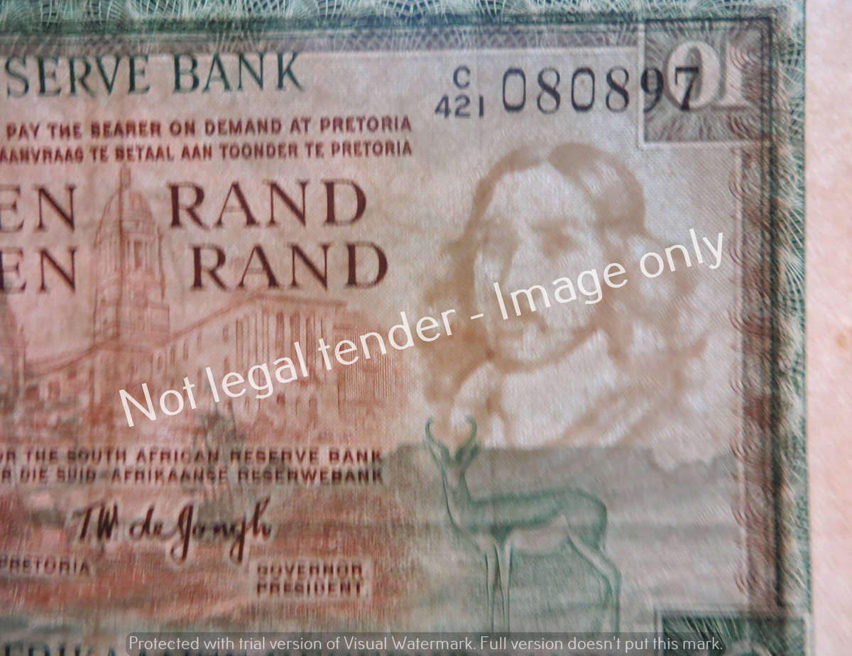 TW de Jongh R10 Note C421 #080897