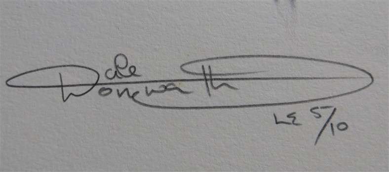 African Wild Dogs - Limited Edition 5/10 - Artist signed Print - wood frame with Glass