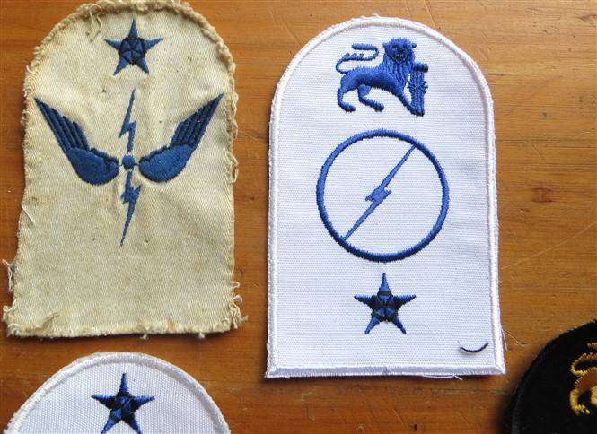 9 x SA Navy Embroidered Badges