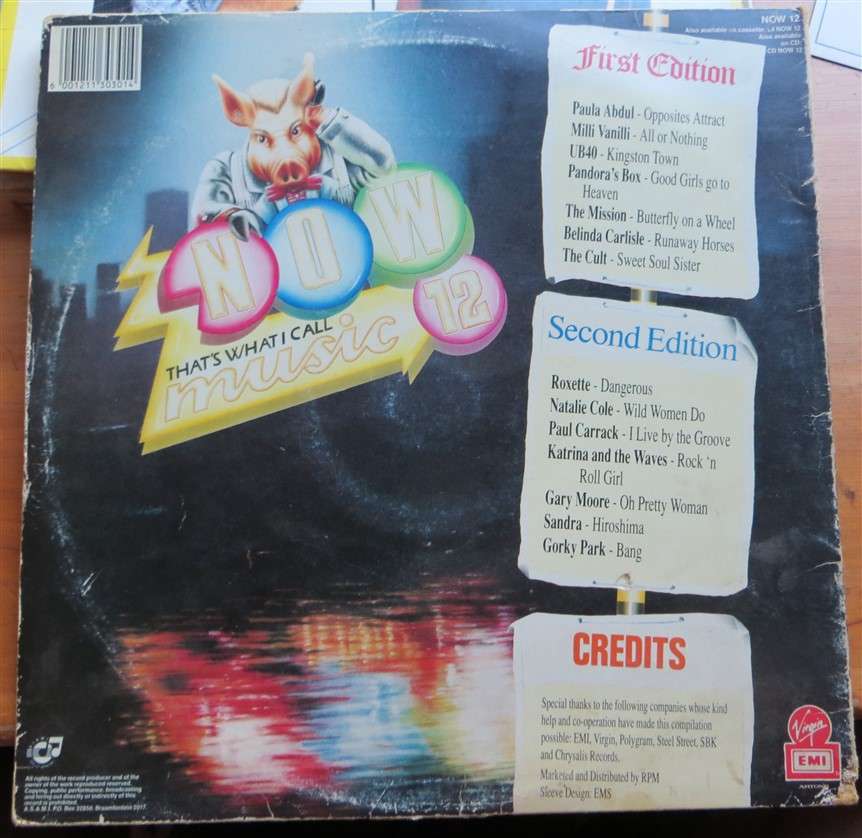 Now Thas What I call Music 12 -  Vinyl VG / Cover G