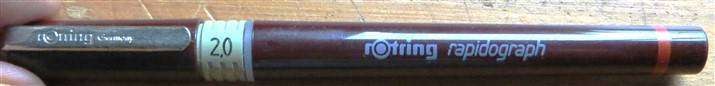 Rotring Radiograpgh Draughting Pen 2mm