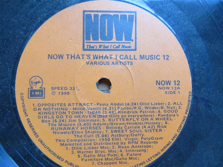 Now Thas What I call Music 12 -  Vinyl VG / Cover G