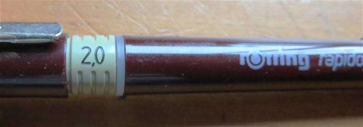 Rotring Radiograpgh Draughting Pen 2mm