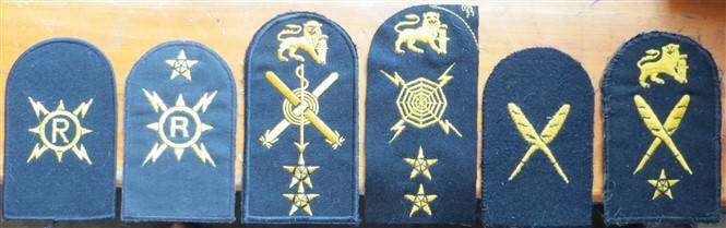 6 x SA Navy Embroidered Badges