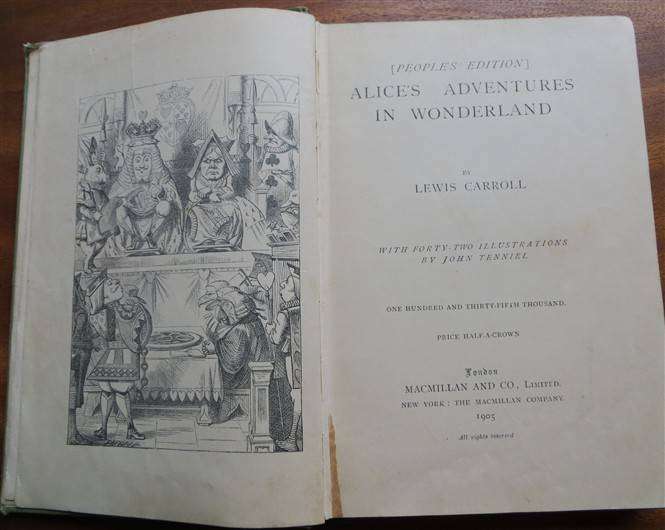 Alice's Adventures in Wonderland (1905) Lewis Carroll - Rare