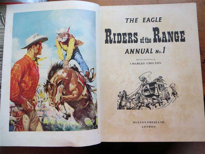 Riders of the Range Annual No.1 - See pics for Condition - 1956