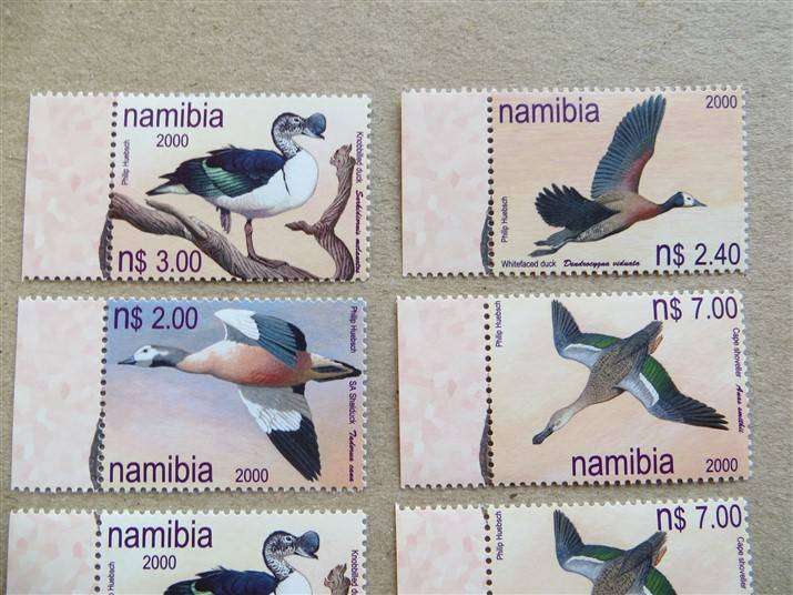 2 x 2000 Namibia Birds Sets - Mint