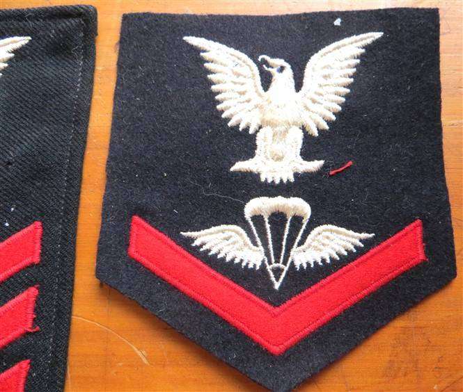 3 x US Naval Rating Badges