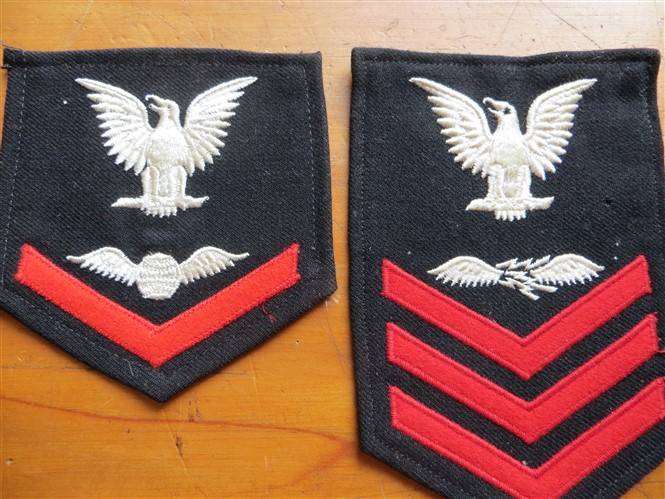 3 x US Naval Rating Badges