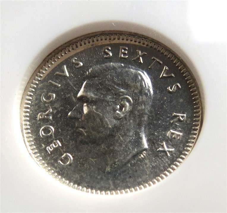 1950 3d Tiekie Silver NGC PF62 Graded Mintage : 500