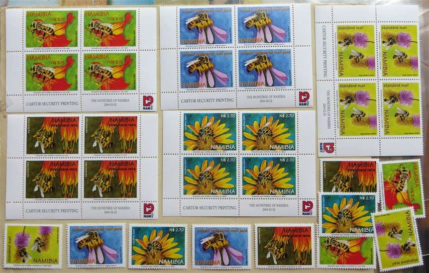 Honeybees of Namibia Set on Control Blocks and Singles