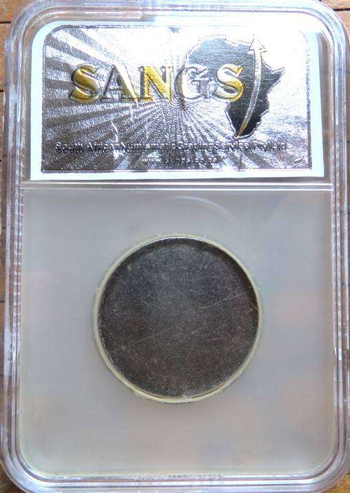 RSA 1965-1989 Blank 50c Coin SANGS Graded