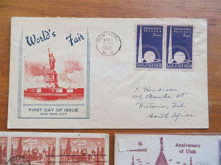 3 x USA Covers - 1 Bid for All