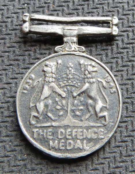 WW2 Defence Medal Miniature