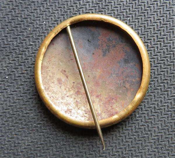 Antique ROYAL MAIL Steam Packet Company Button PIN Badge RMSP Shipping