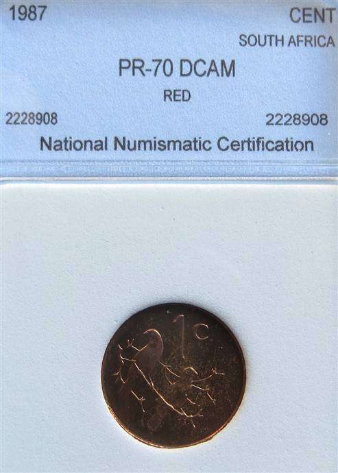 1987 RSA 1c - PF70RD Red