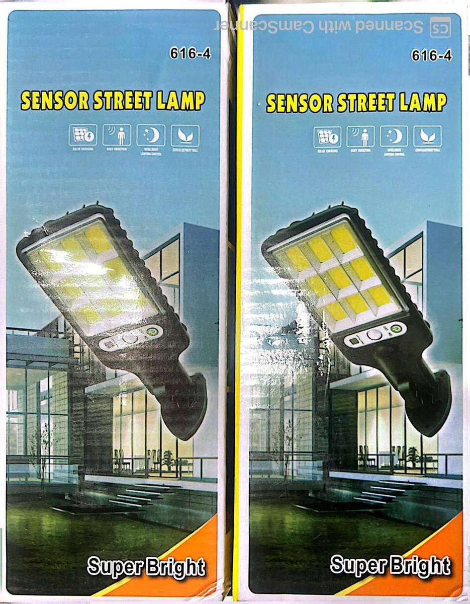 Solar sensor street lights