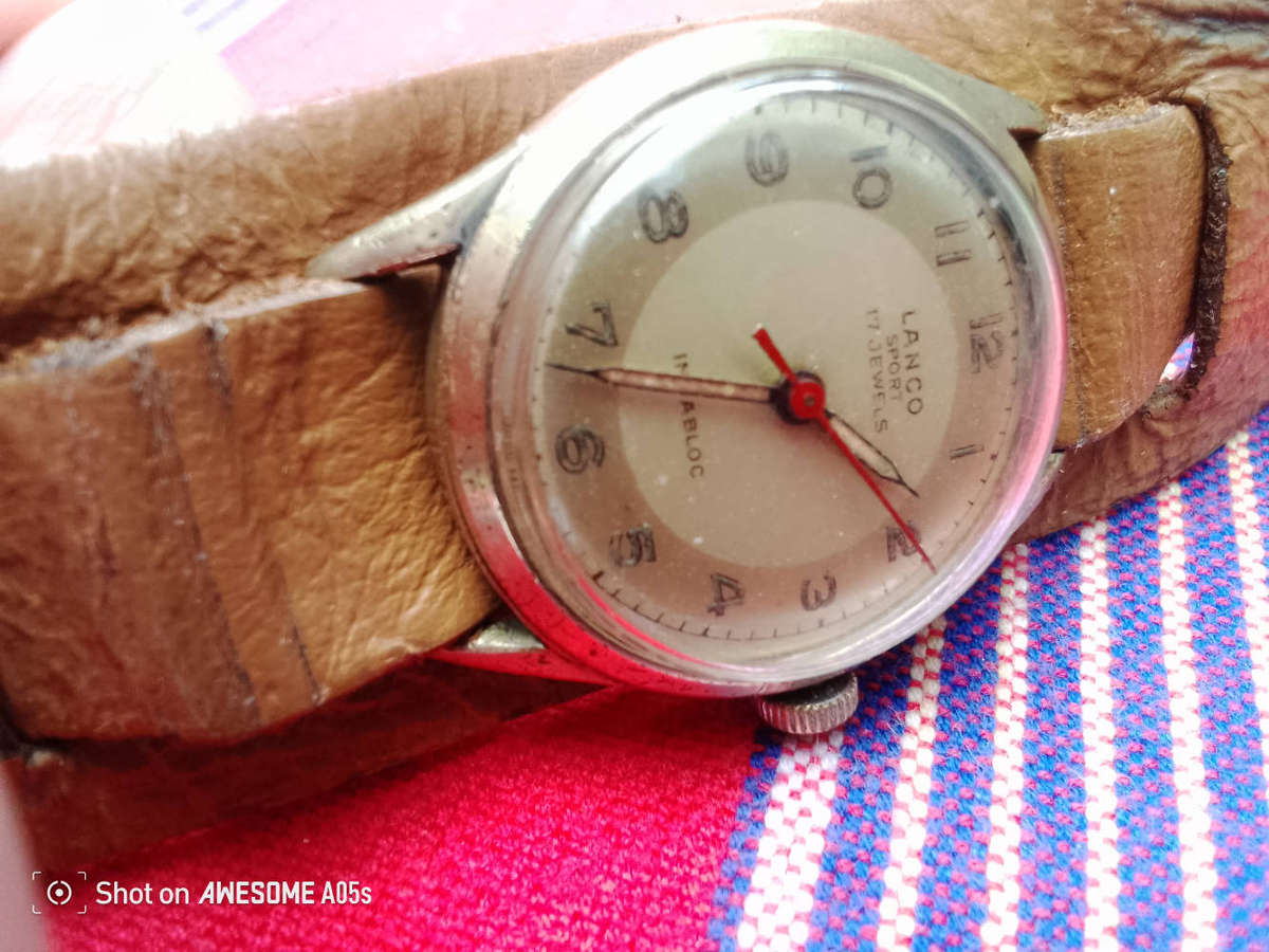 Lanco sports 17 jewels vintage