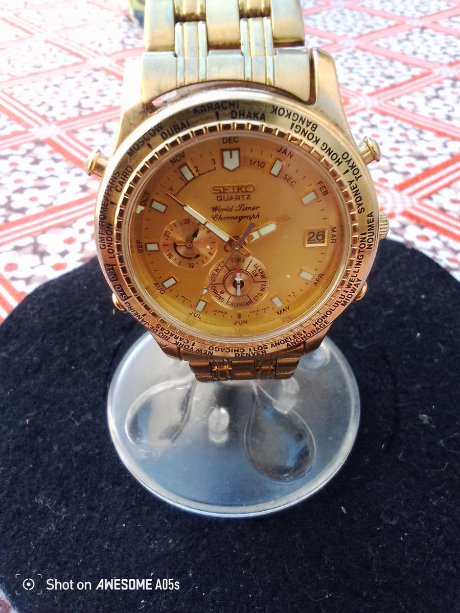 Seiko World Timer Chronograph