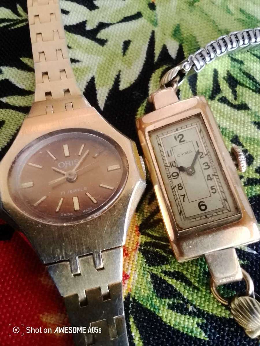 Cyma and Oris female watches