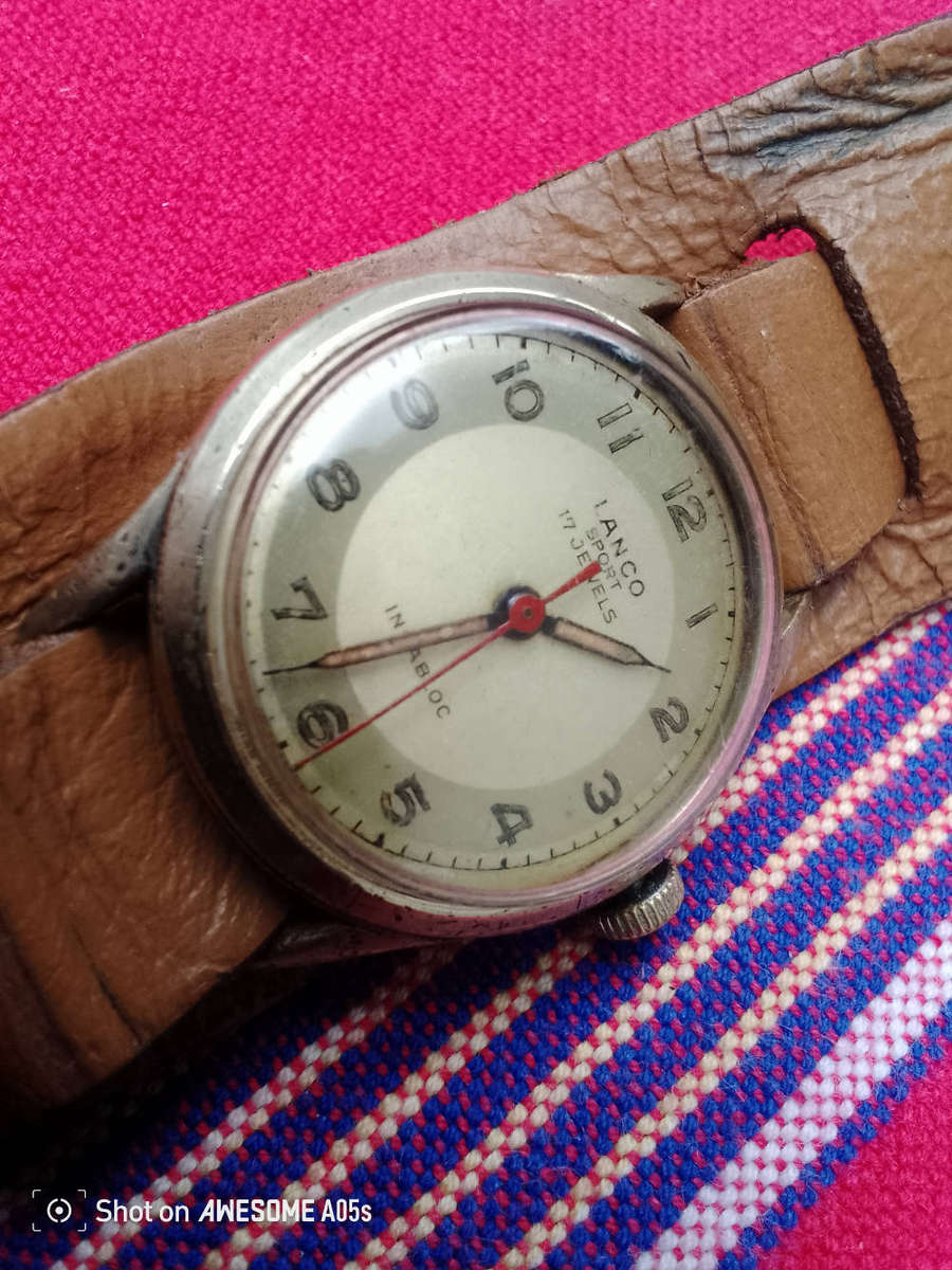 Lanco sports 17 jewels vintage