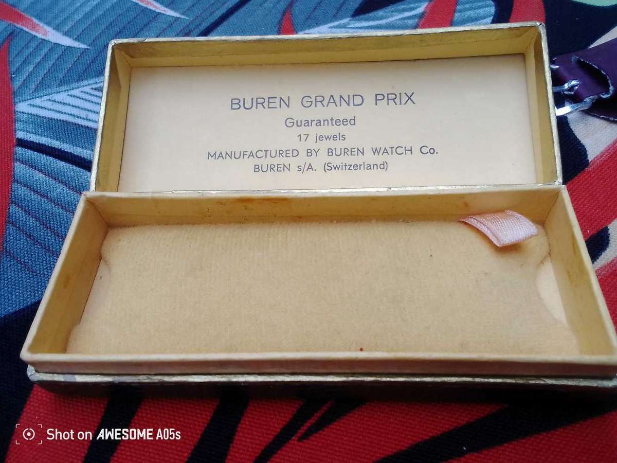 Buren with subseconds and original box