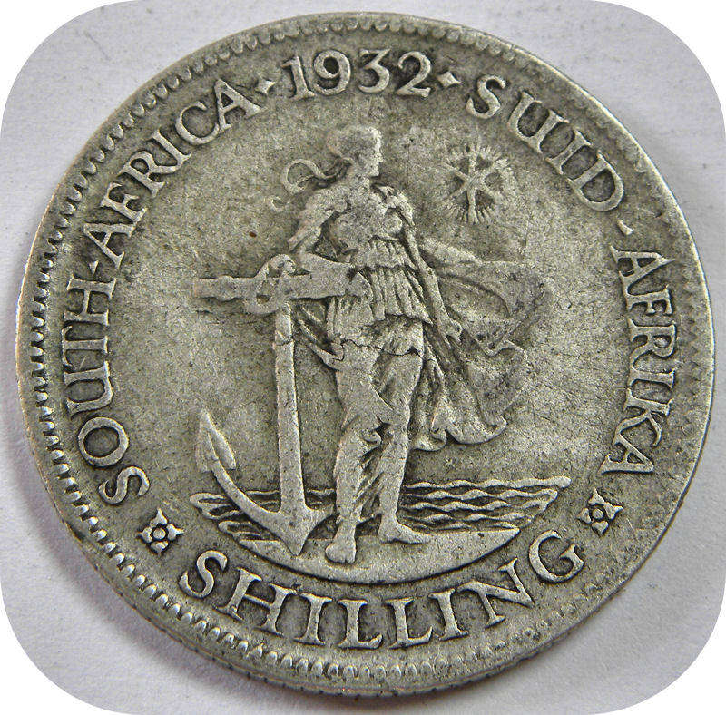 1932 Shilling 1/- onder R50