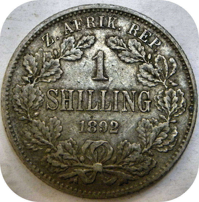 The 1892 ZAR Shilling in gradable EF condition!!