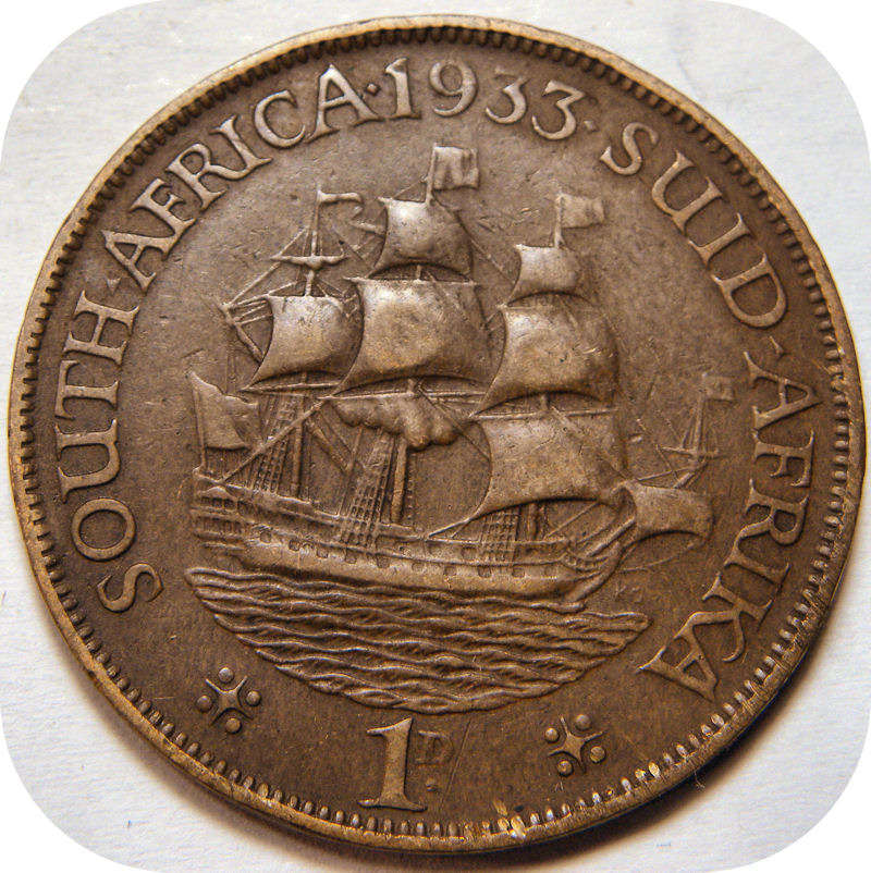 Bargain SA Union:  1933 Penny below R200!!