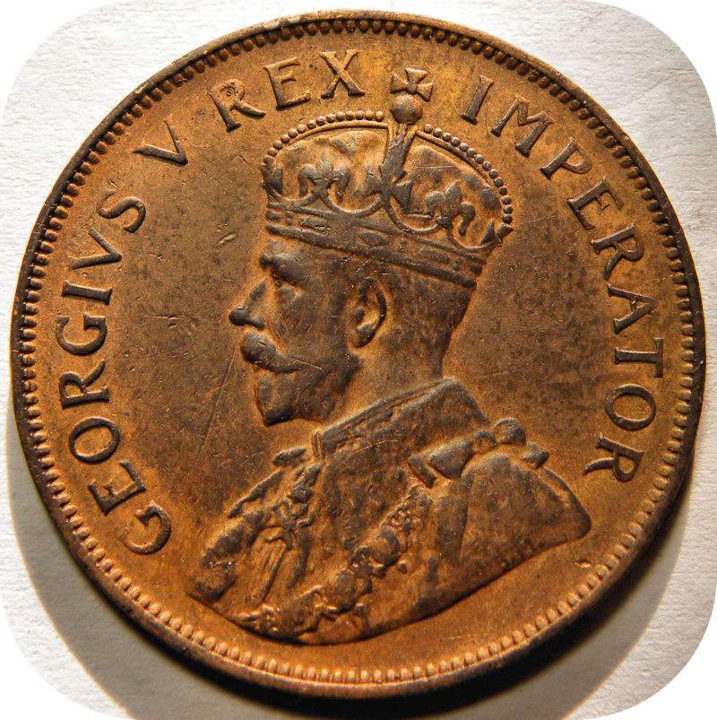 RED 1934 Penny 1d below R200!