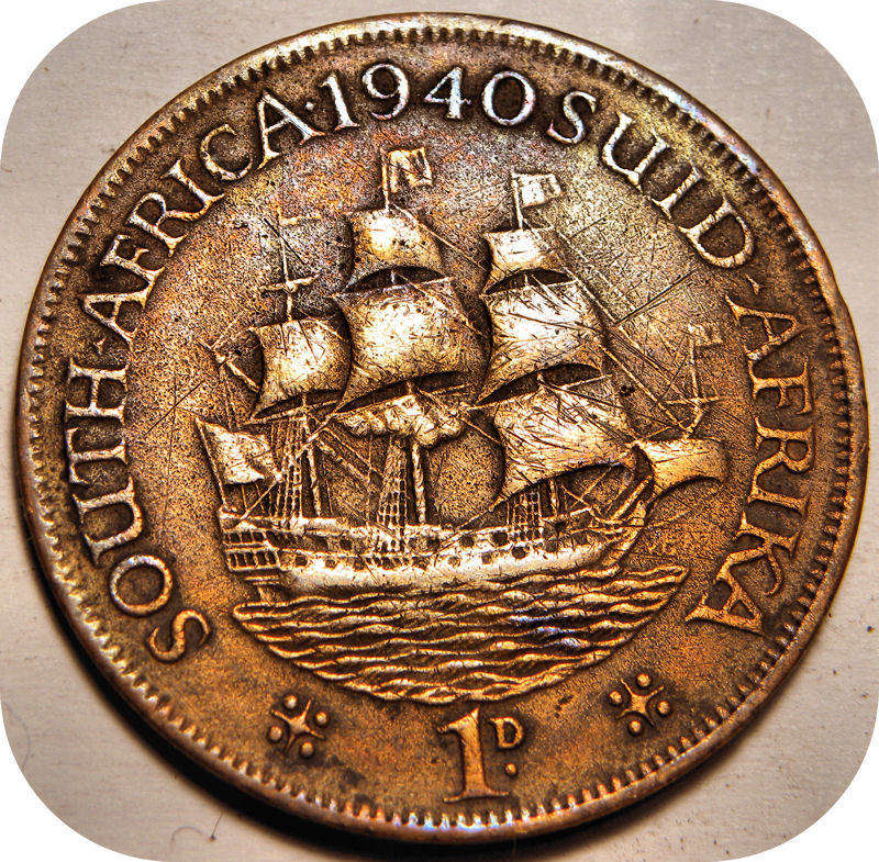 Scarce SA Union: 1940 No Dot Penny 1d below R30!