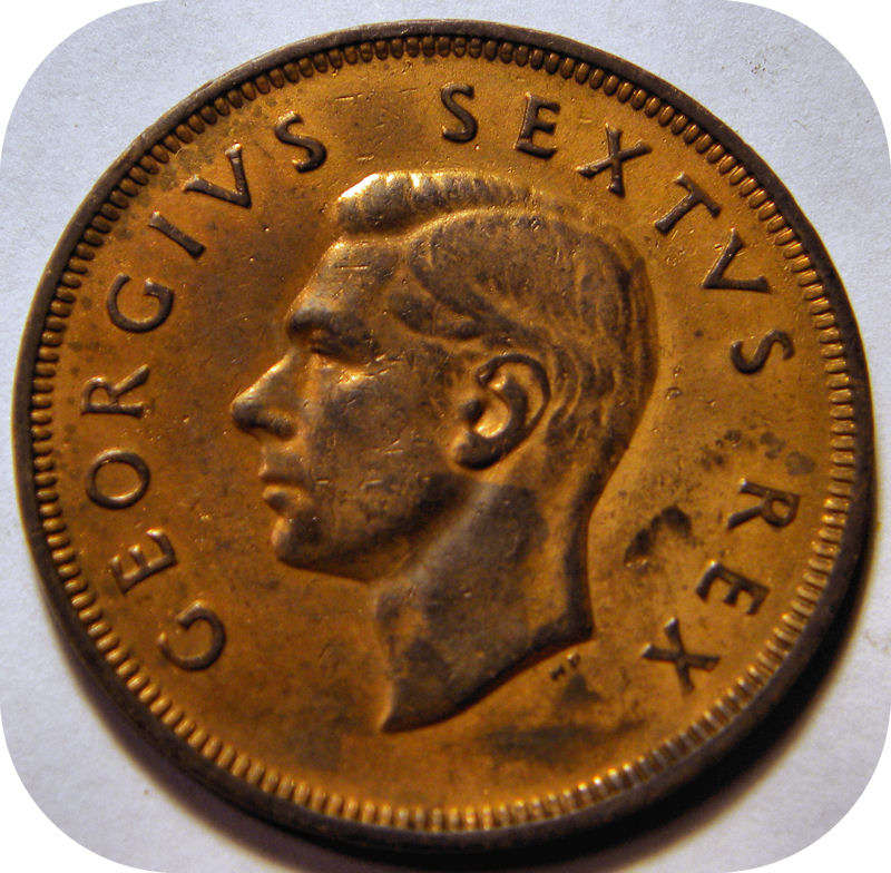 1948 1d Pennie in AEF onder R70!