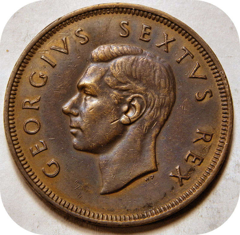 Top Graad SA Unie:  1948 1d Pennie in ROOI EF onder R80!