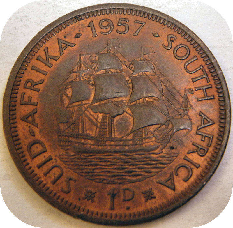 1957 Penny 1d Lustrous  Brilliant UNC!