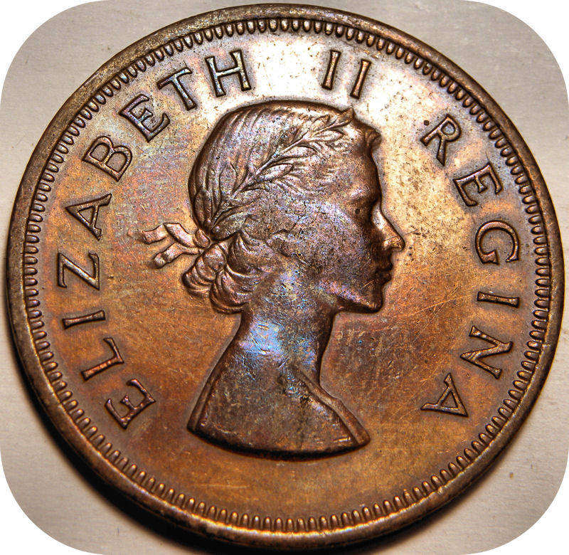 1959 Pennie 1d in EF onder R20!