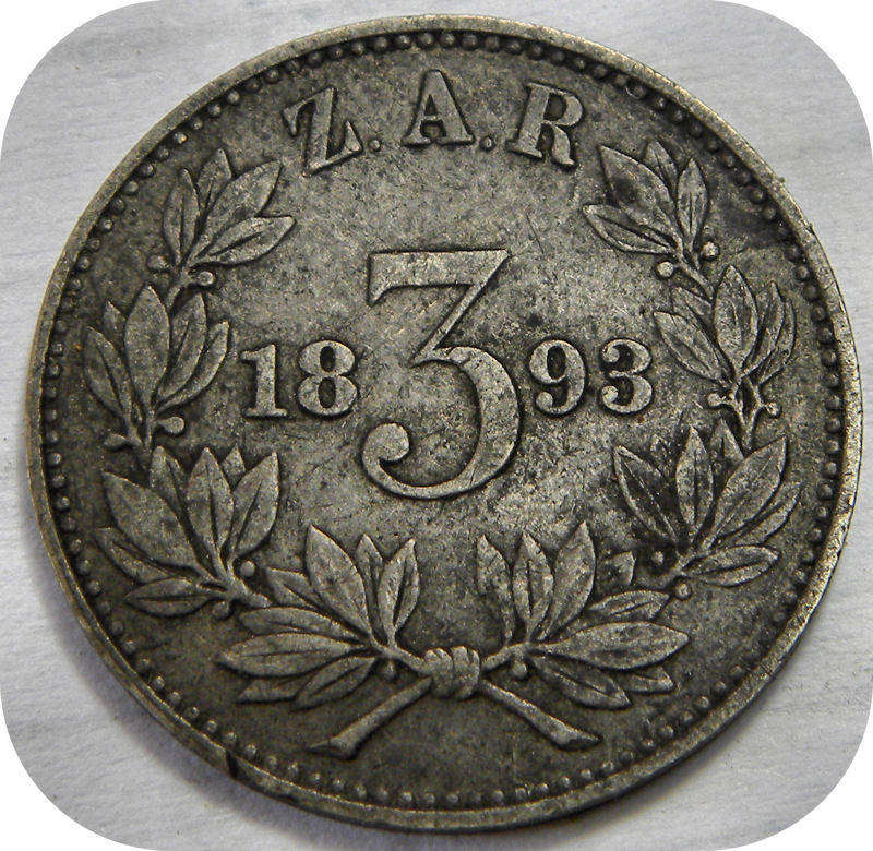 1893 Tickey 3d in EF!