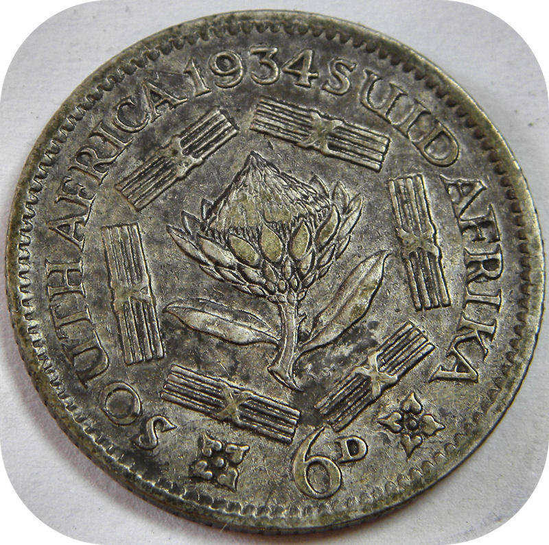 1934 Sixpence below R250!!!