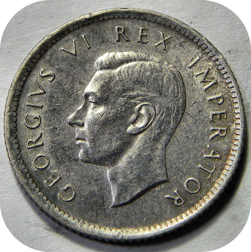 Top Grade SA Union:  Lustrous 1941 Sixpence 6d in A/UNC!