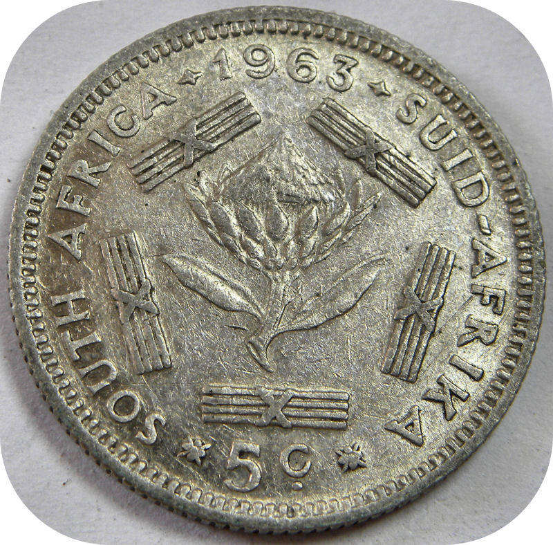 1963 van Riebeeck 5c onder R30!