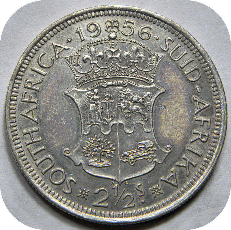 1956 Half kroon 2/6 onder R200!!!