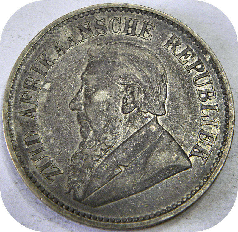 The rare 1895 Halfcrown in VF!!