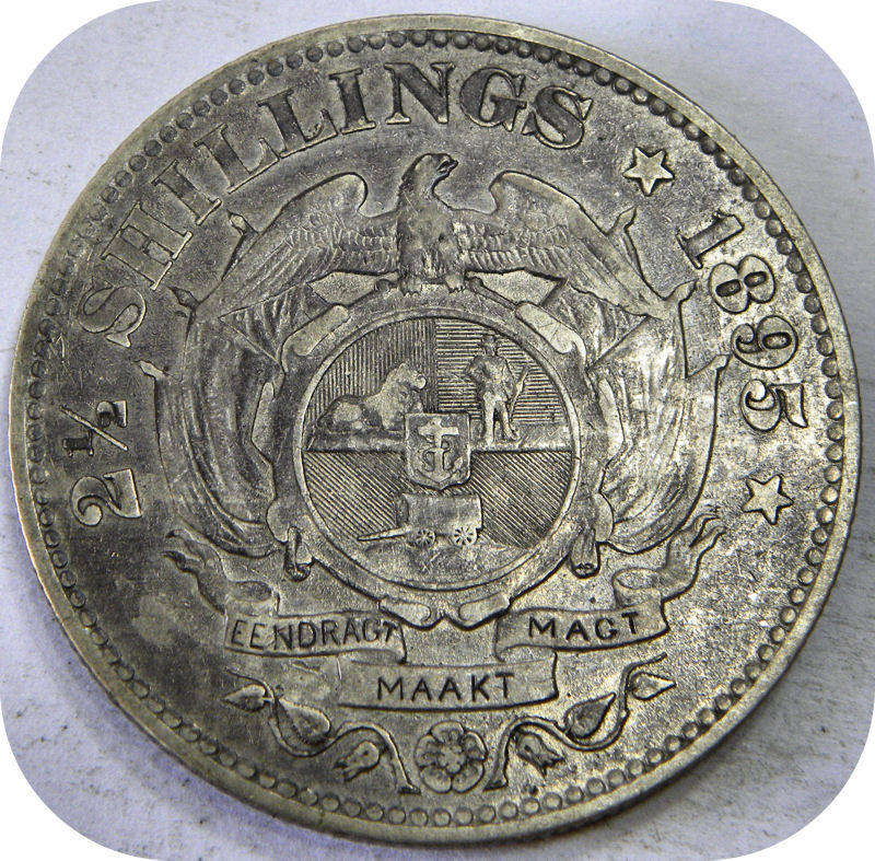 The rare 1895 Halfcrown in VF!!