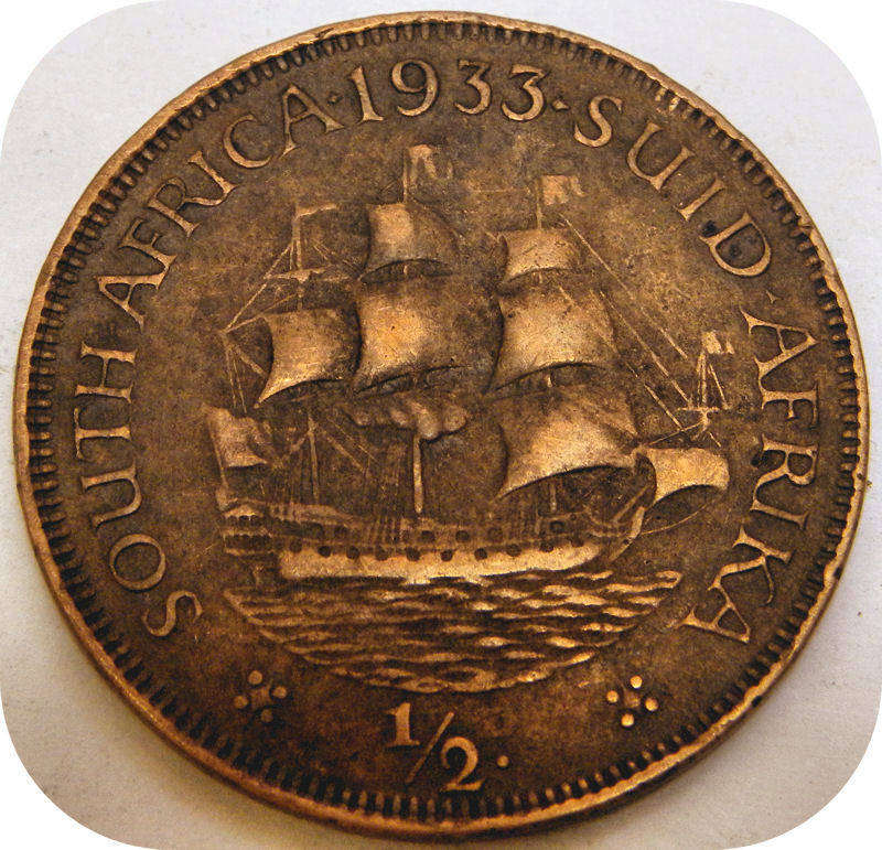 The rare 1933 Half Penny below R300!!