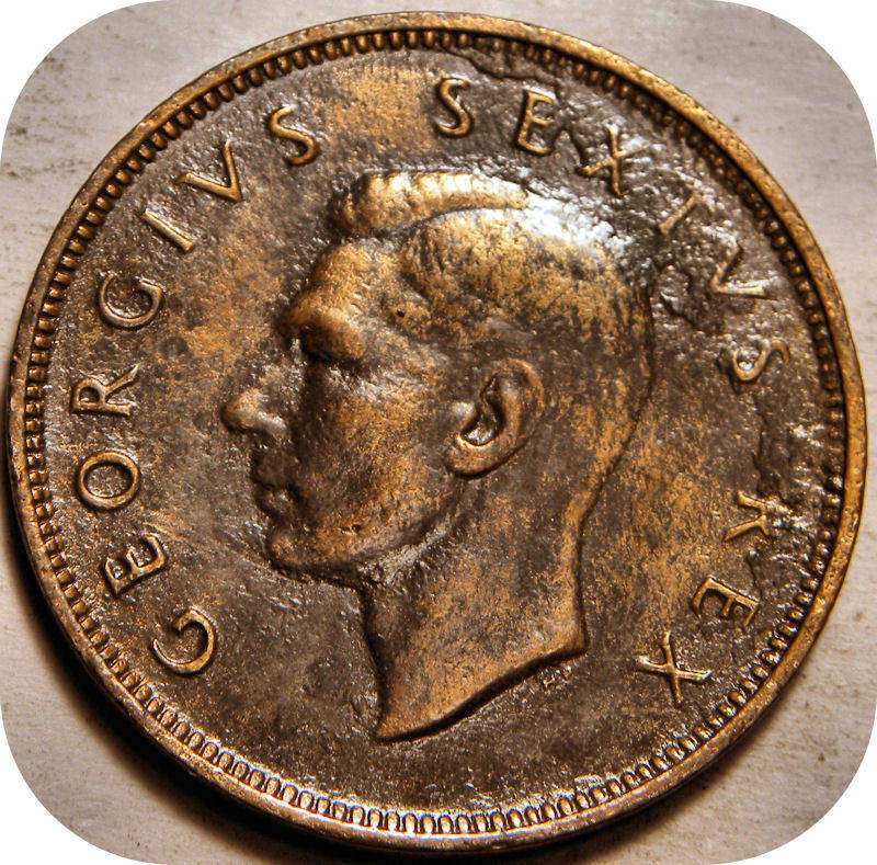 1949 Half Penny below R10!