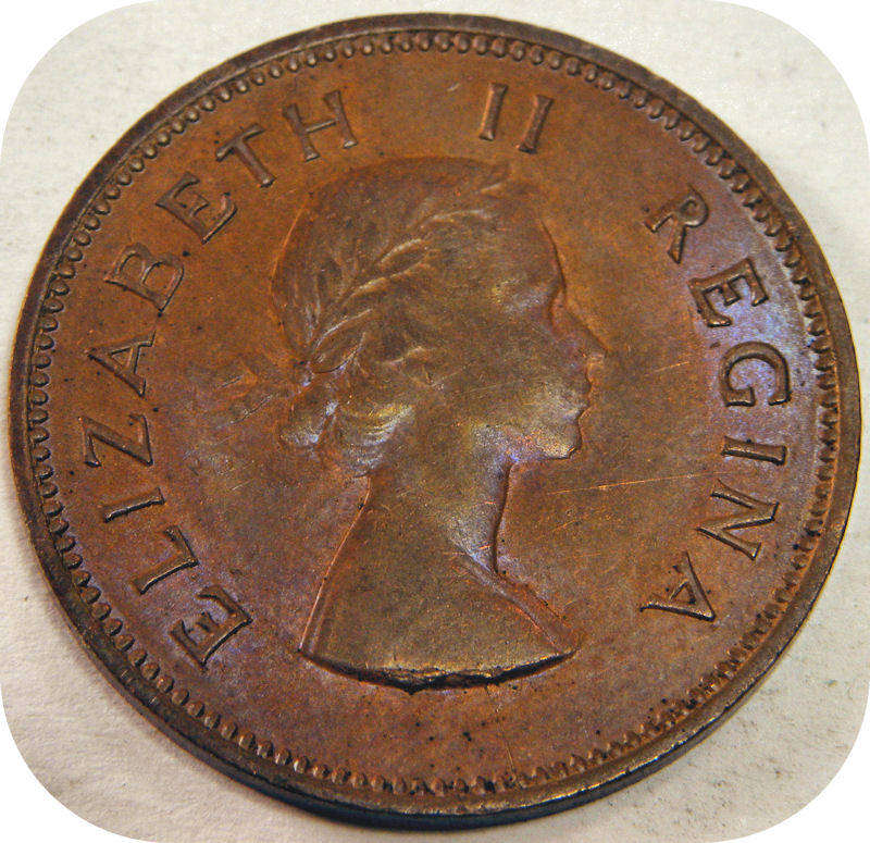 1959 Half penny 1/2d in A/UNC!