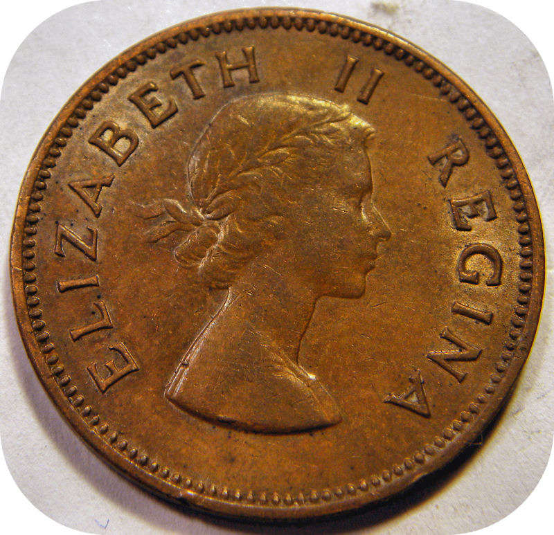 1959 Half penny 1/2d in A/UNC!