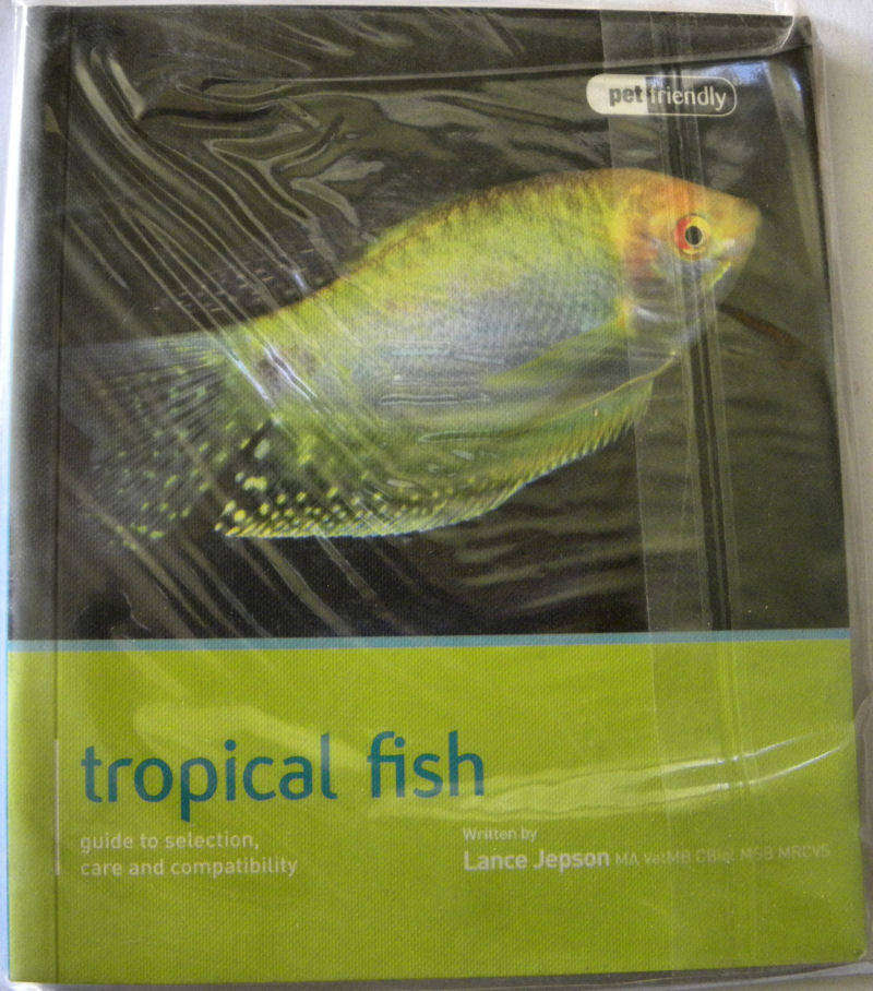 Sealed Petfriendly Book Series:  Tropical fish understanding and caring.  Halfprice!