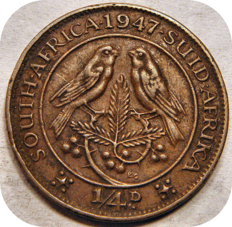 1947 Farthing 1/4d below R30!