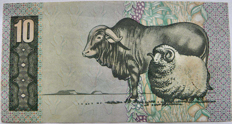  Top Grade R10 Chris Stals RSA 1990 1st issue note in UNC (my opinion) . CD77***C 