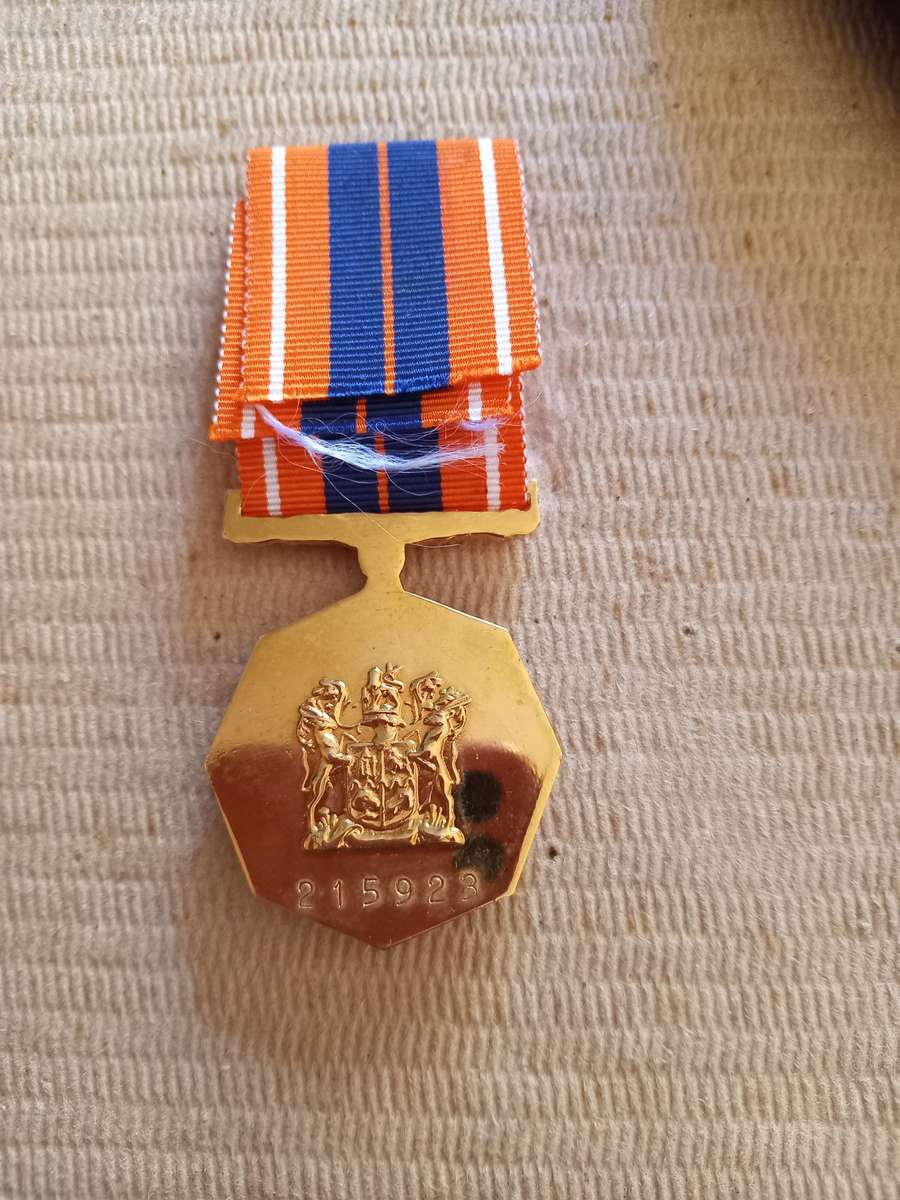SADF Pro Patria Medal Issued to AO Van Eck